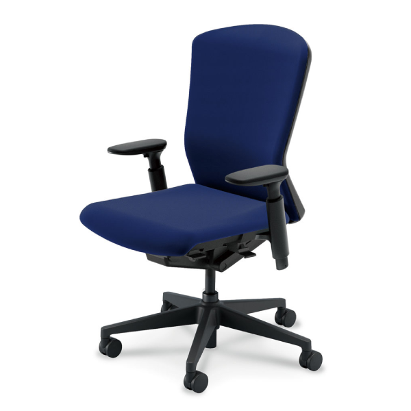 内田洋行 エルフィ 抗ウイルス加工張地 ブラック枠 ハイバック ブラック脚 KAAB型肘 ウレタンキャスター 5-360-415G/H/J