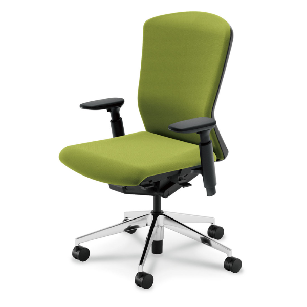 内田洋行 エルフィ 抗ウイルス加工張地 ブラック枠 ハイバック ポリッシュ脚 KAAB型肘 ウレタンキャスター 5-360-435G/H/J