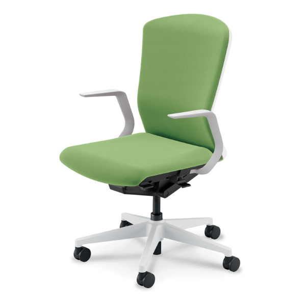 ウチダウチダ エルフィチェア クロス ハイバック L型肘(ELAW型) ナイロンキャスター 5-360-441/5-360-461