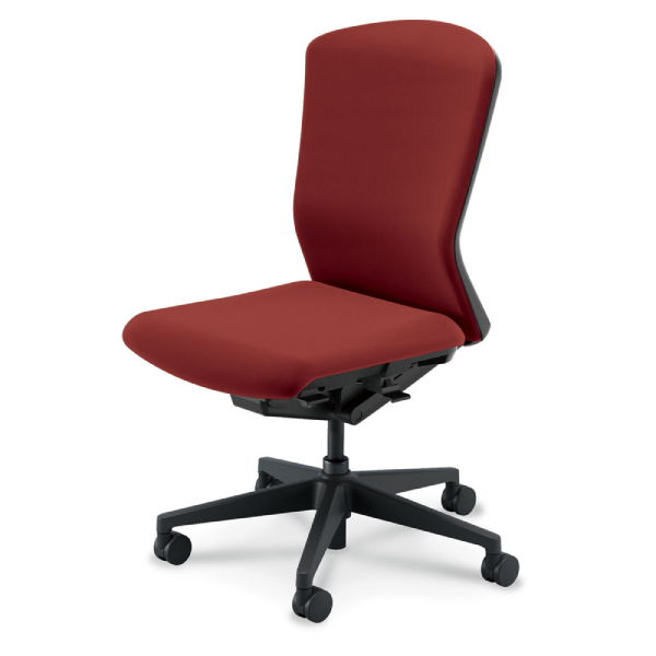 内田洋行ウチダ エルフィチェア 両面クロス ハイバック 肘無 ナイロンキャスター 5-360-600