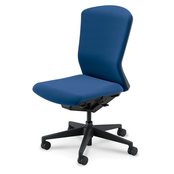 内田洋行ウチダ エルフィチェア 両面クロス ハイバック 肘無 ナイロンキャスター 5-360-600