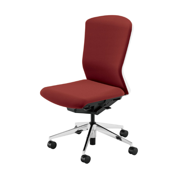 内田洋行ウチダ エルフィチェア 両面クロス ハイバック 肘無 ナイロンキャスター 5-360-680/5-360-620