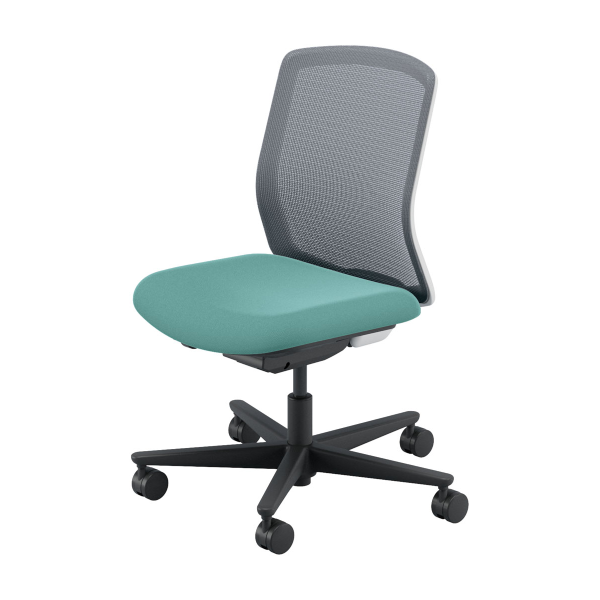 内田洋行 カリッサ2 チェア メッシュタイプ ミドルバック 肘なし ナイロンキャスター　5-370-51/5-370-01