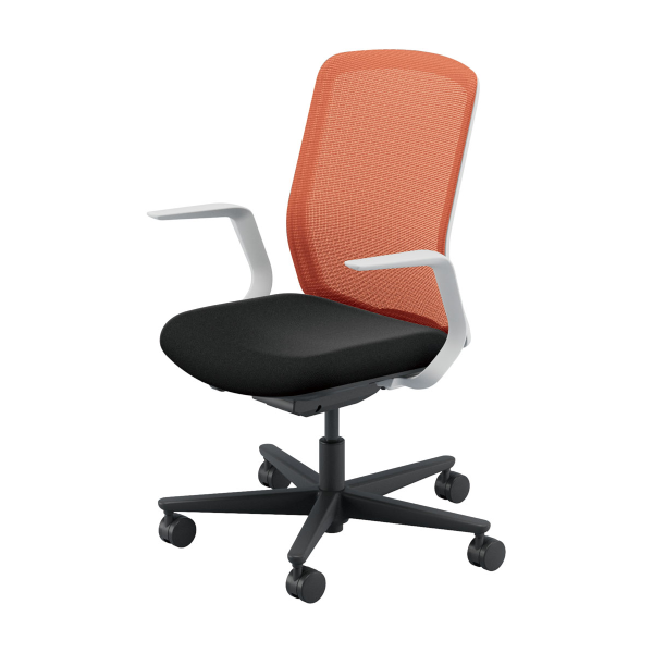 内田洋行 カリッサ2 チェア メッシュタイプ ハイバック  L型肘 ナイロンキャスター 5-370-65/5-370-15