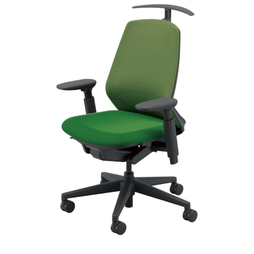 ウチダ ニンバスチェア(Nimbus) ミドルバック ブラック脚 アジャスタブル肘 ランバー付 ハンガー付   NA-130WBAA-PAHL/NA-130BBAA-PAHL