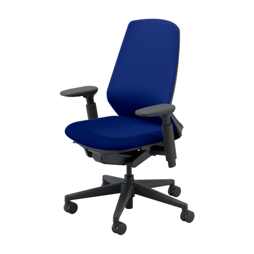 ウチダ ニンバスチェア(Nimbus) ハイバック ブラック脚 アジャスタブル肘 ウレタンキャスター NA-330WBAA-PU/NA-330BBAA-PU