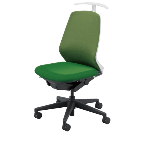 ウチダ ニンバスチェア(Nimbus) ミドルバック ブラック脚 肘なし ランバー付 ハンガー付 NA-100WBAL-PAHL/NA-100BBAL-PAHL