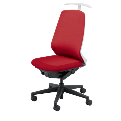 内田洋行 ニンバスチェア(Nimbus) ハイバック 肘なし ランバーサポートなし ジャケットハンガー付 ナイロンキャスター 5-373-4537