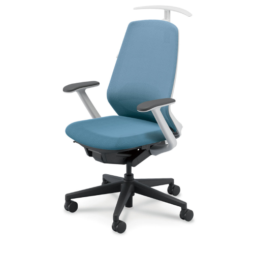 内田洋行 ニンバスチェア(Nimbus) ハイバック T型肘 ランバーサポート付 ジャケットハンガー付 ウレタンキャスター 5-373-468