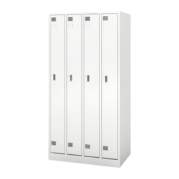 内田洋行 システムロッカーNS型 スタンダードタイプ 4人用 シリンダー錠 5-860-0041