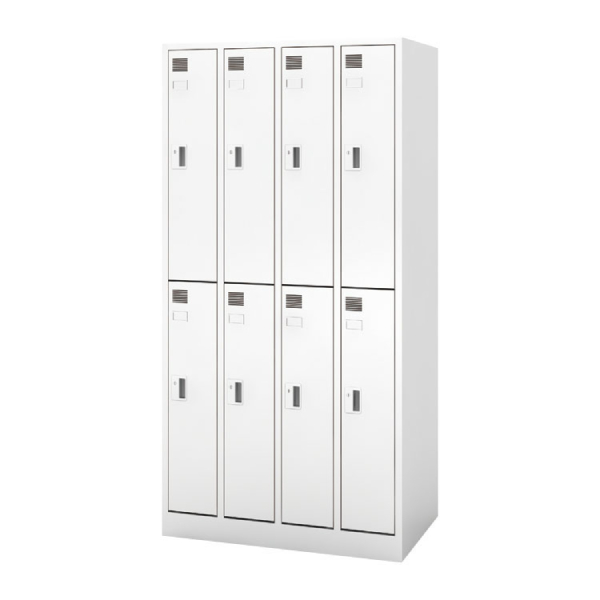 内田洋行 システムロッカーNS型 スタンダードタイプ 8人用 シリンダー錠 5-860-0061