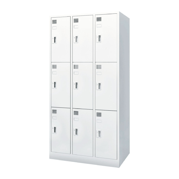 内田洋行 システムロッカーNS型 スタンダードタイプ 8人用 ダイヤル錠 5-860-0162