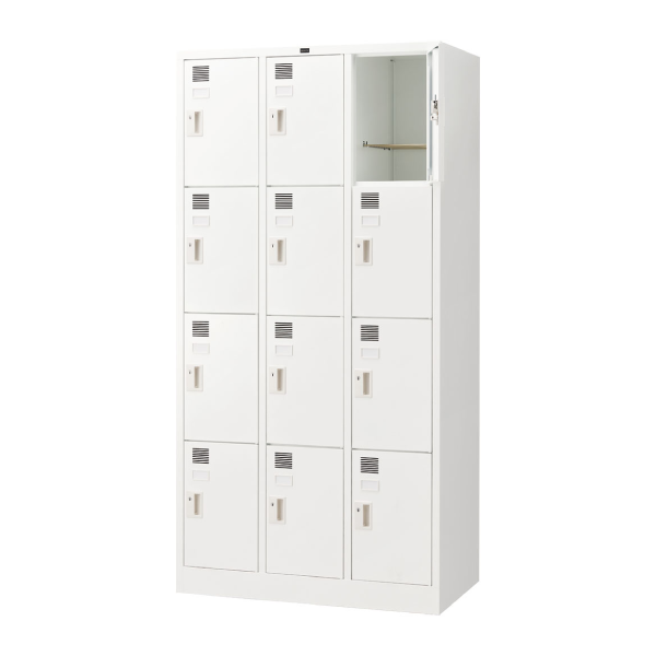 内田洋行 システムロッカーNS型 スタンダードタイプ 3人用 内筒交換錠 5-860-0232