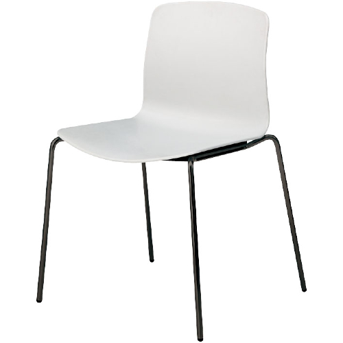 ウチダ ミーティングチェア ricco(リッコ) 4本脚 塗装仕上げ 背・座ヌード RIC-200N 6-114-1100