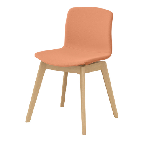 内田洋行 ミーティングチェア ricco-N(リッコ-エヌ) 木製脚 張りぐるみ RIC-400NC 6-115-80