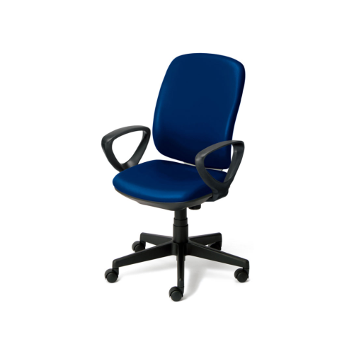 プラス プリセアチェア(Presea) ハイバック ホワイトシェル ビニルレザータイプ ループ肘 KB-K53NL