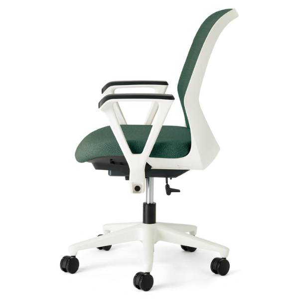 プラス フィータ2チェア ループ肘 ホワイトフレーム 樹脂脚 KB-FT50MKL