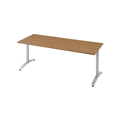 プラス ロンナ(ronna) 標準天板 T字脚 長方形 配線口なし ミーティングテーブル W1500×D750×H720 NN-1507TAR