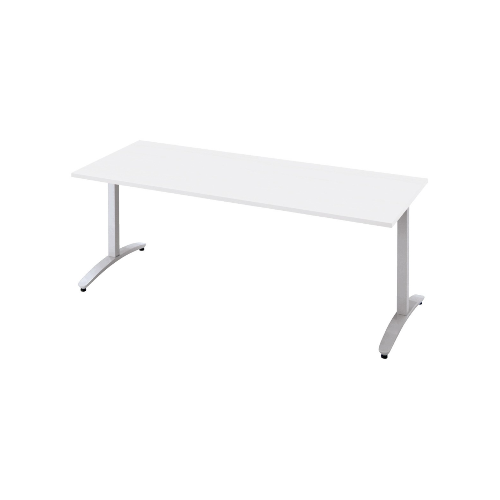 プラス ロンナ(ronna) 標準天板 T字脚 長方形 配線口なし ミーティングテーブル W1200×D750×H720 NN-1207TAR