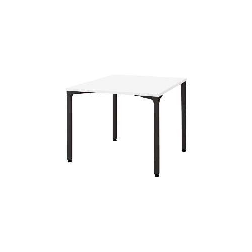 プラス ロンナ(ronna) 抗ウイルス天板 4本脚 正方形 配線口なし ミーティングテーブル W900×D900×H720 NN-0909PASV