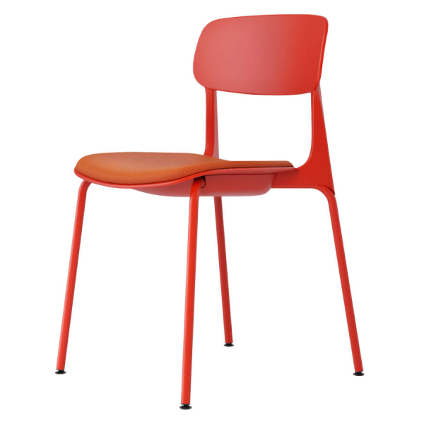 オカムラ エナチェア ena 4本脚 座パッド付 8124WF/8124BF/8124SF/8124DF/8124GF/8124RF-F