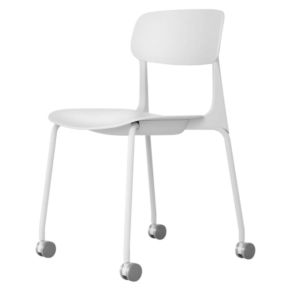 オカムラ エナチェア 4本脚キャスター 座パッド無 8124WE/8124BE/8124SE/8124DE/8124GE/8124RE-G