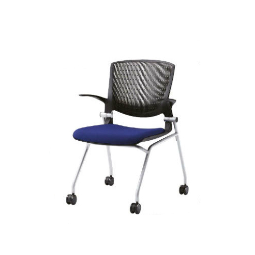 オカムラ ミーティングチェア グラータチェア 4本脚タイプ 肘付 背パッドなし 8142TA-F/8142RA-F/8142QA-F