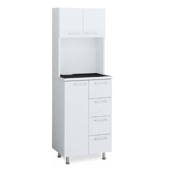 コクヨ ビジネスキッチン LaTea イートインシリーズ〈ラティ〉ハイタイプキッチン W600×D450×H1800 BK-EK618B