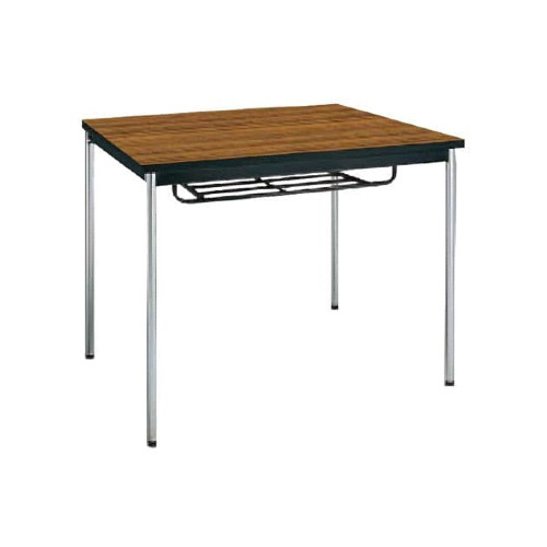 コクヨ ミーティング用テーブル 棚付き 丸脚メッキ BT-S310