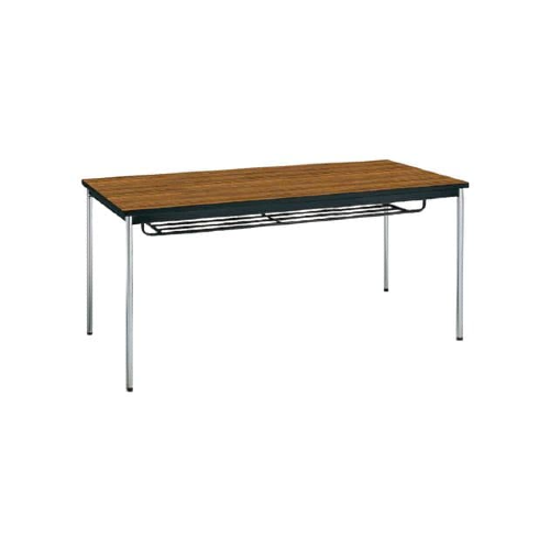 コクヨ ミーティング用テーブル 棚付き 丸脚メッキ BT-S313