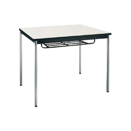 コクヨ ミーティング用テーブル 棚付き 丸脚ステンレス BT-S410