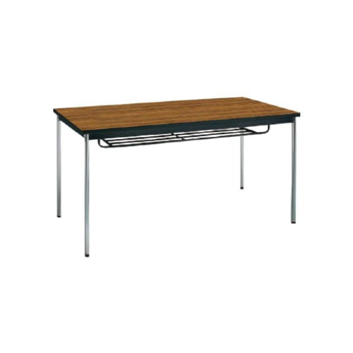 コクヨ ミーティング用テーブル 棚付き 丸脚ステンレス BT-S412