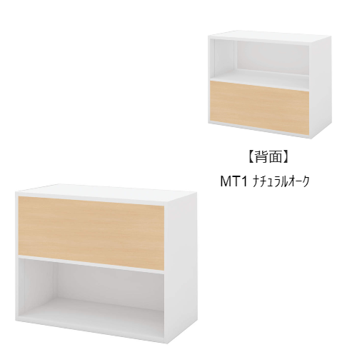 コクヨ エディア フリーパネル 2段 ホワイト 上下段両面パネル 木目 BWU-WKAE39SAW