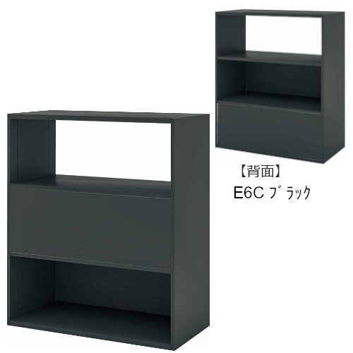 コクヨ エディア フリーパネル 3段 ブラック 中下段両面 ブラック(塗装) BWU-WKAE59E6C