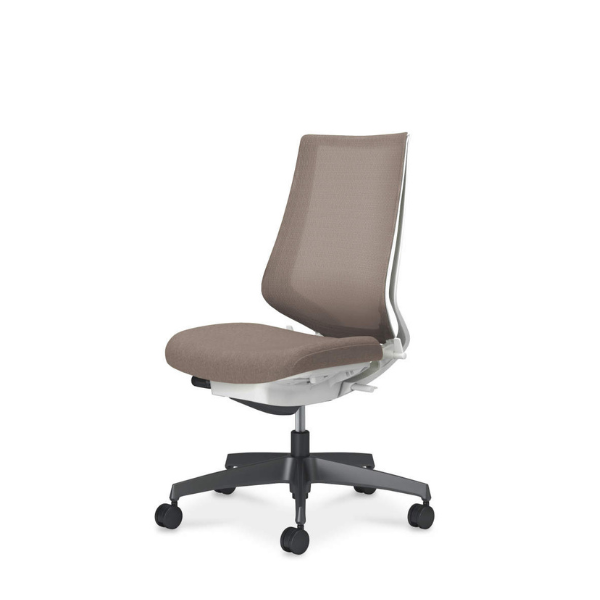 コクヨ デュオラ2チェア ハイバック 肘なし ランバーサポートなし 樹脂脚 ブラック C08-B200MW/C08-B200MU