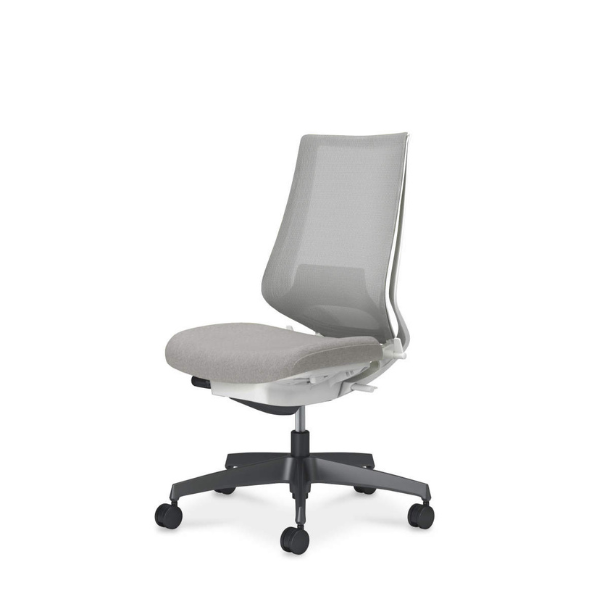 コクヨ デュオラ2チェア ハイバック 肘なし ランバーサポート付き 樹脂脚 ブラック C08-B202MW/C08-B202MU