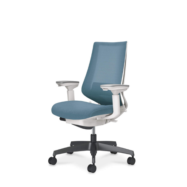 コクヨ デュオラ2チェア ハイバック 可動肘 ランバーサポート付き 樹脂脚 ブラック C08-B232MW/C08-B232MU