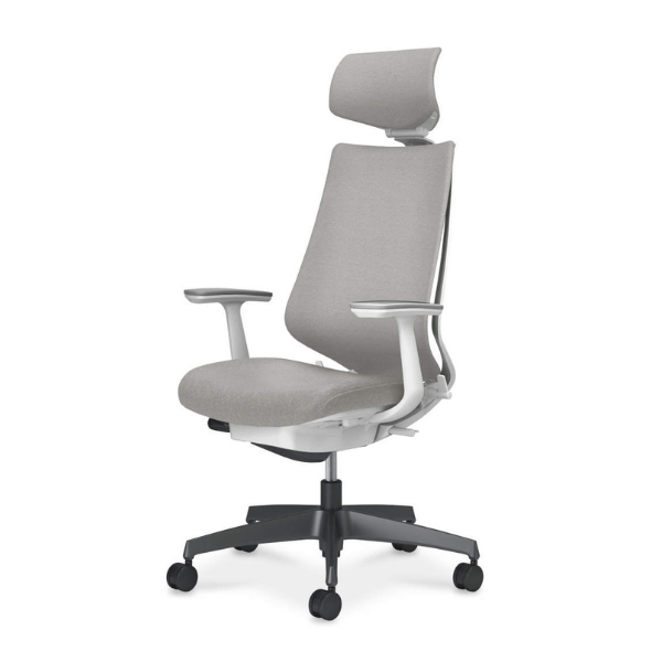 コクヨ　デュオラ2チェア クッションタイプ 樹脂脚 ヘッドレスト付きタイプ T型肘 C08-B310CW/C08-B310CU