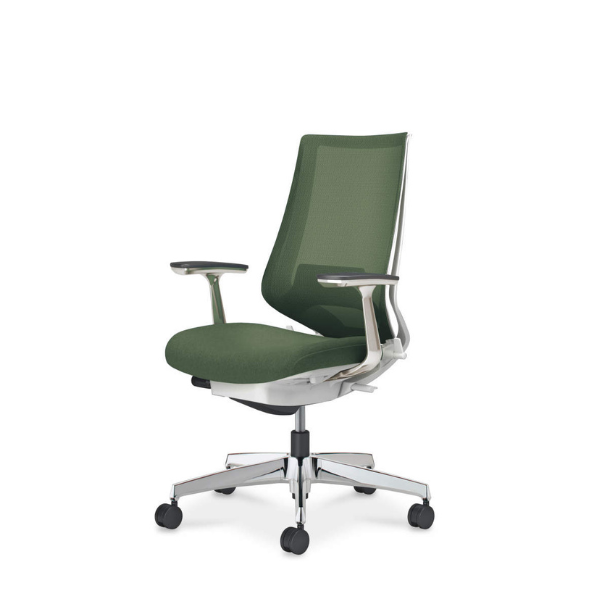 コクヨ デュオラ2チェア ハイバック アルミ肘 ランバーサポート付き C08-P222MW/C08-P222MU