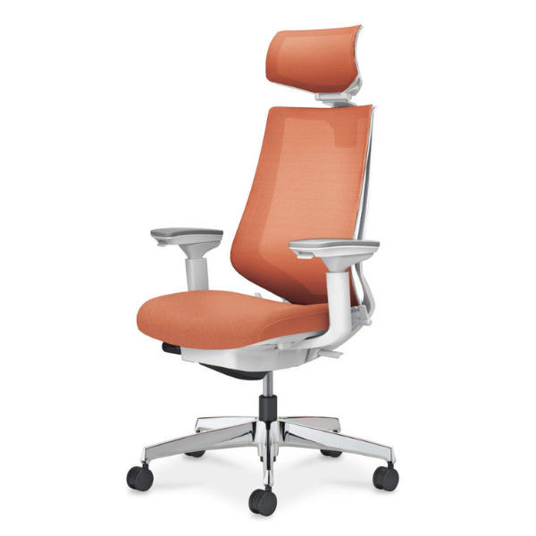 コクヨ デュオラ2チェア ヘッドレスト付きタイプ 可動肘 ランバーサポートなし C08-P330MW/C08-P330MU