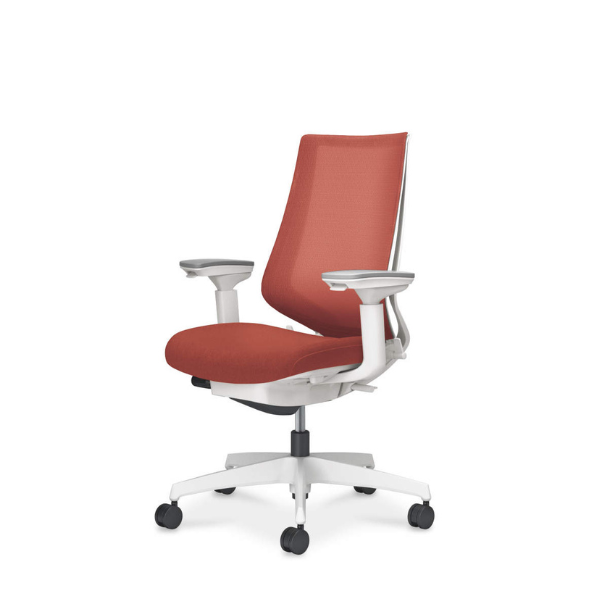 コクヨ デュオラ2チェア ハイバック 可動肘 ランバーサポートなし 樹脂脚 ホワイト C08-W230MW-W