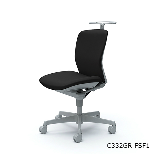 オカムラ スラート ローバック 肘なし ハンガー付 樹脂脚  C332WR-FS/C332ZR-FS/C332GR-FS/C332XR-FS/C332JR-FS/C332CR-FS