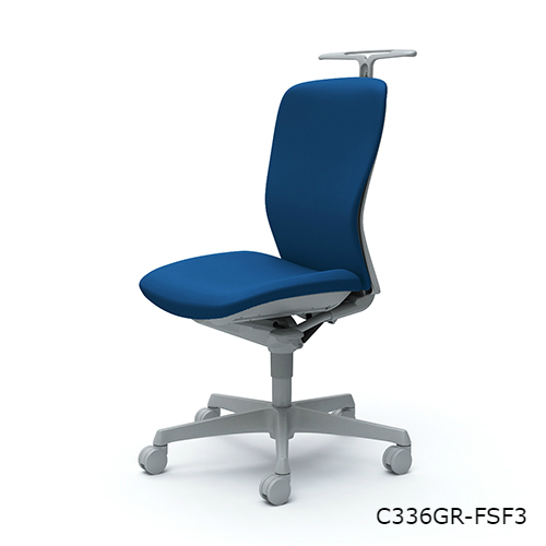 スラート ハイバック 肘なし ハンガー付 樹脂脚  C336WR-FS/C336ZR-FS/C336GR-FS/C336XR-FS/C336JR-FS/C336CR-FS