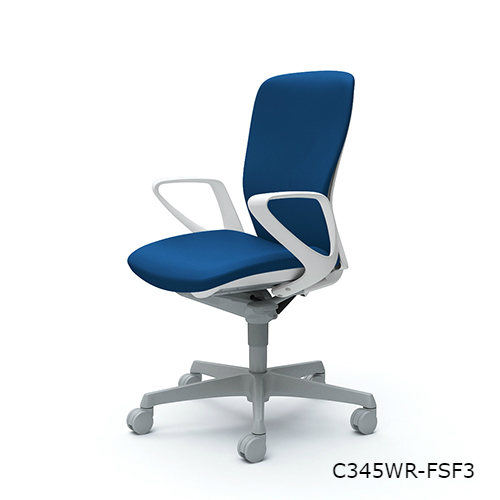 オカムラ スラート ハイバック デザインアーム 樹脂脚  C345WR-FS/C345ZR-FS/C345GR-FS/C345XR-FS/C345JR-FS/C345CR-FS