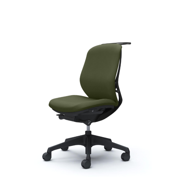 オカムラ シルフィーチェア ローバック クッション (プレーン) 肘なし 樹脂成型脚 C634XR-FSJ9