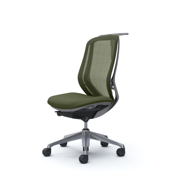 オカムラ シルフィーチェア ハイバック メッシュ 肘なし ポリッシュ脚 C636BA-FM9A