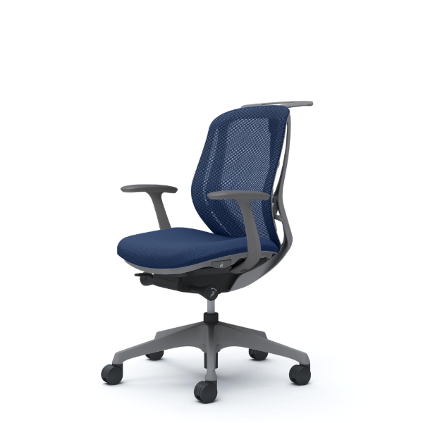 オカムラ シルフィーチェア ローバック メッシュ デザインアーム 樹脂成型脚 C642XA-FM3A