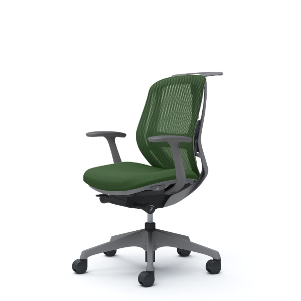 オカムラ シルフィーチェア ローバック メッシュ デザインアーム 樹脂成型脚 C642XE-FMR5