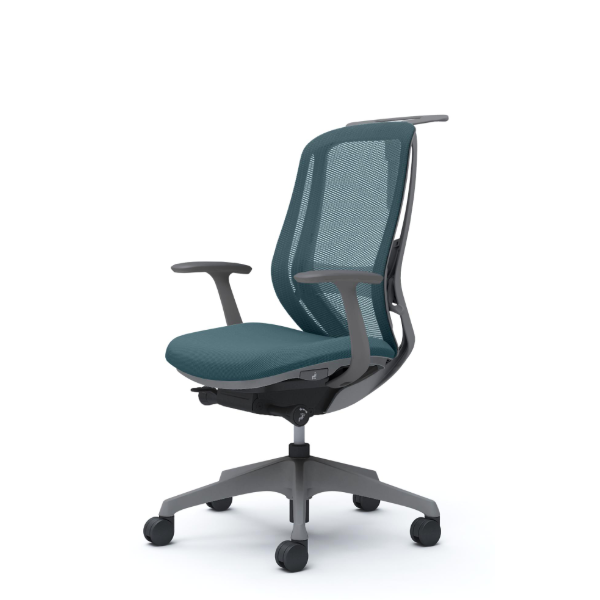 オカムラ シルフィーチェア ハイバック メッシュ デザインアーム 樹脂成型脚 C646XE-FM7A