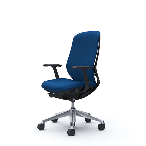 オカムラ シルフィーチェア ハイバック  クッションタイプ (プレーン) デザインアーム ポリッシュ脚  C647BR-FS/C647BW-FS